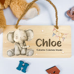 Personalised Door Sign – Elephant Design