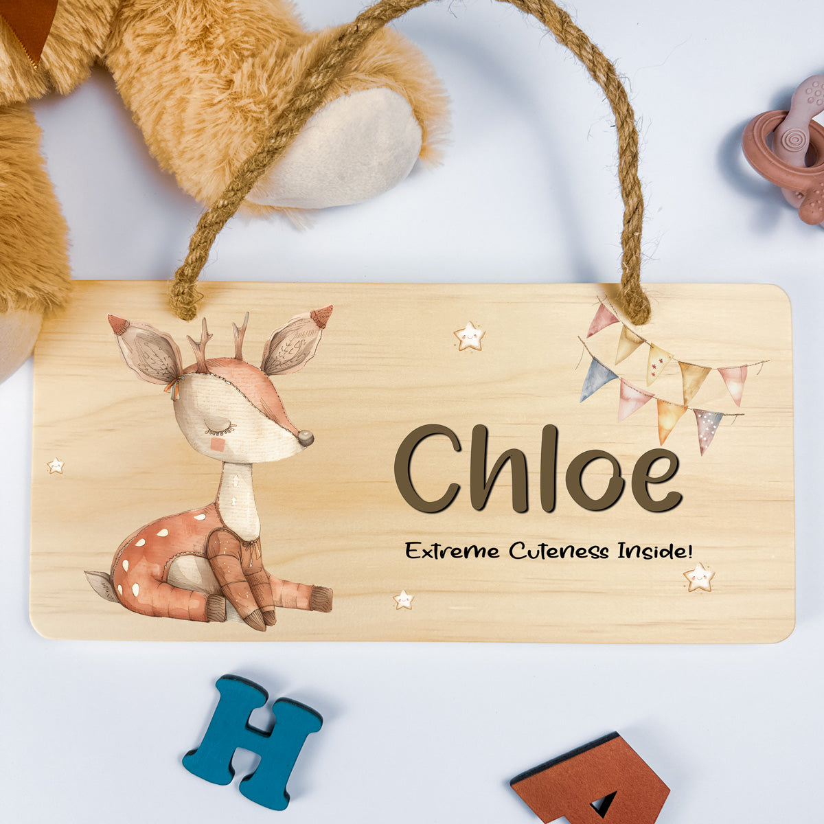 Personalised Door Sign – Deer Design