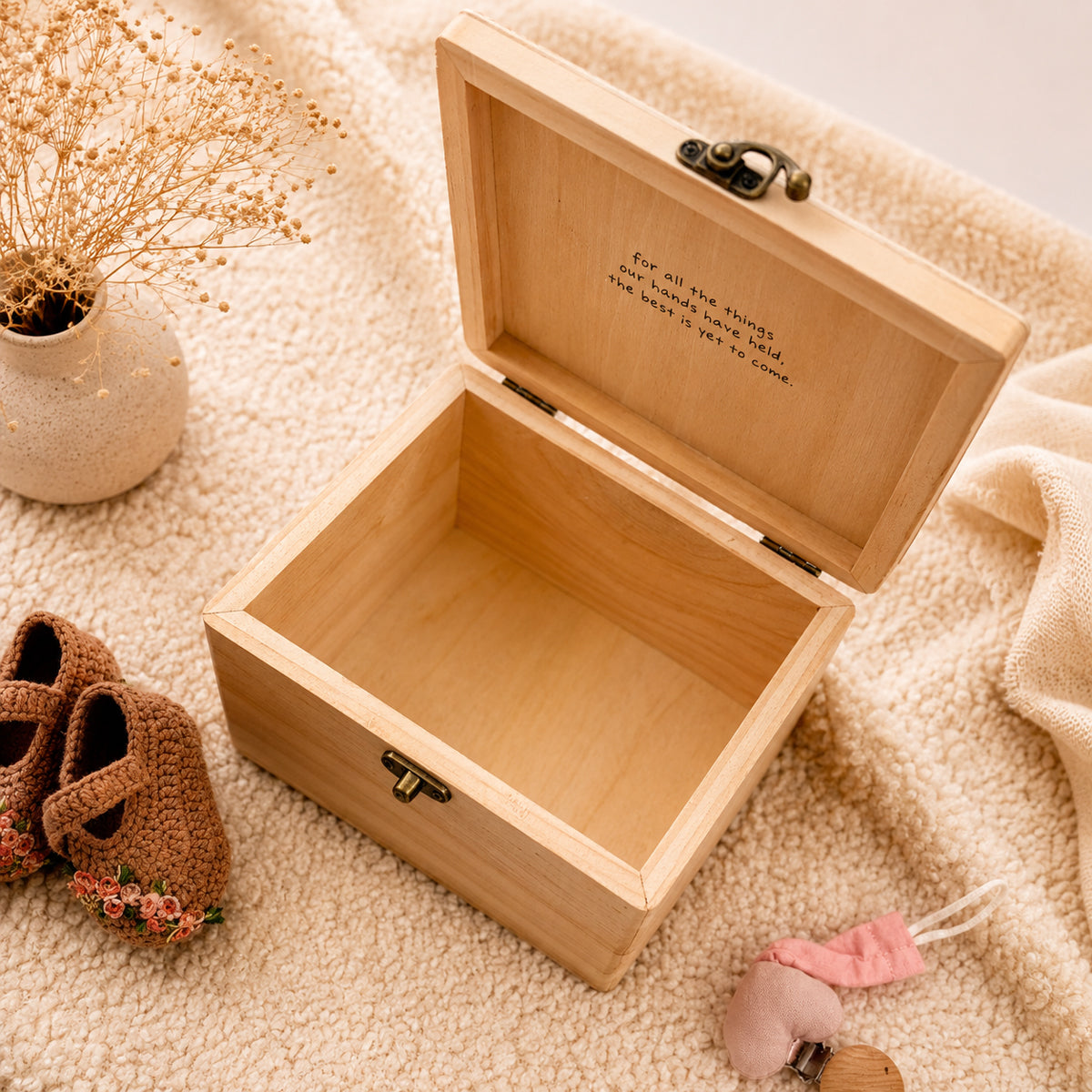 Personalised Lion Keepsake Box