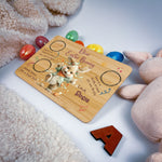 Personalised Easter Bunny Tray – Dancing Petal Design