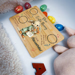 Personalised Easter Bunny Tray – Bouquet Bunny Design