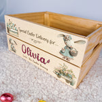 Personalised Easter Gift Box – Custom Easter Morning Crate with Bunny Design