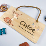 Personalised Door Sign – Deer Design