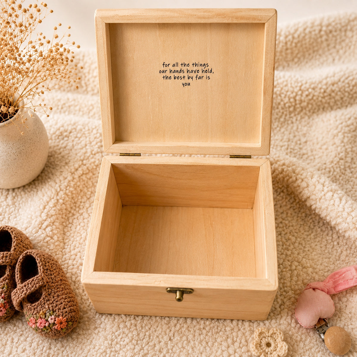 Personalised Lion Keepsake Box