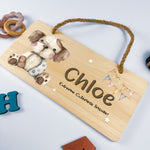 Personalised Door Sign – Dog Design