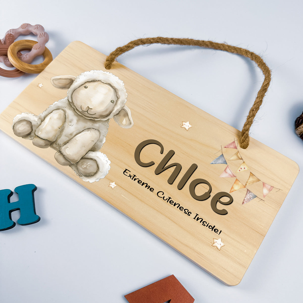 Personalised Door Sign – Sheep Design