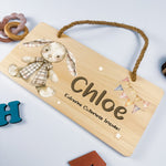 Personalised Door Sign – Rabbit Design