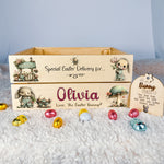 Special Easter Delivery Box – Personalised Wooden Easter Crate with Name