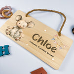 Personalised Door Sign – Mouse Design