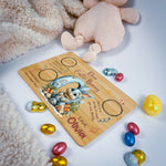 Personalised Easter Bunny Tray – Custom Alphabet Easter Board for Kids