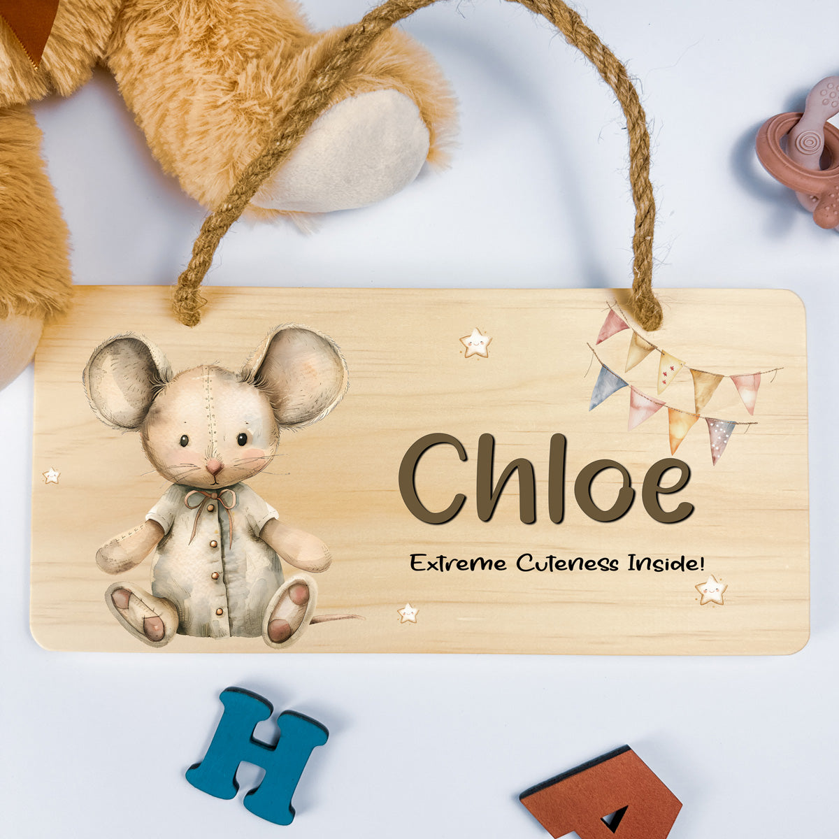 Personalised Door Sign – Mouse Design