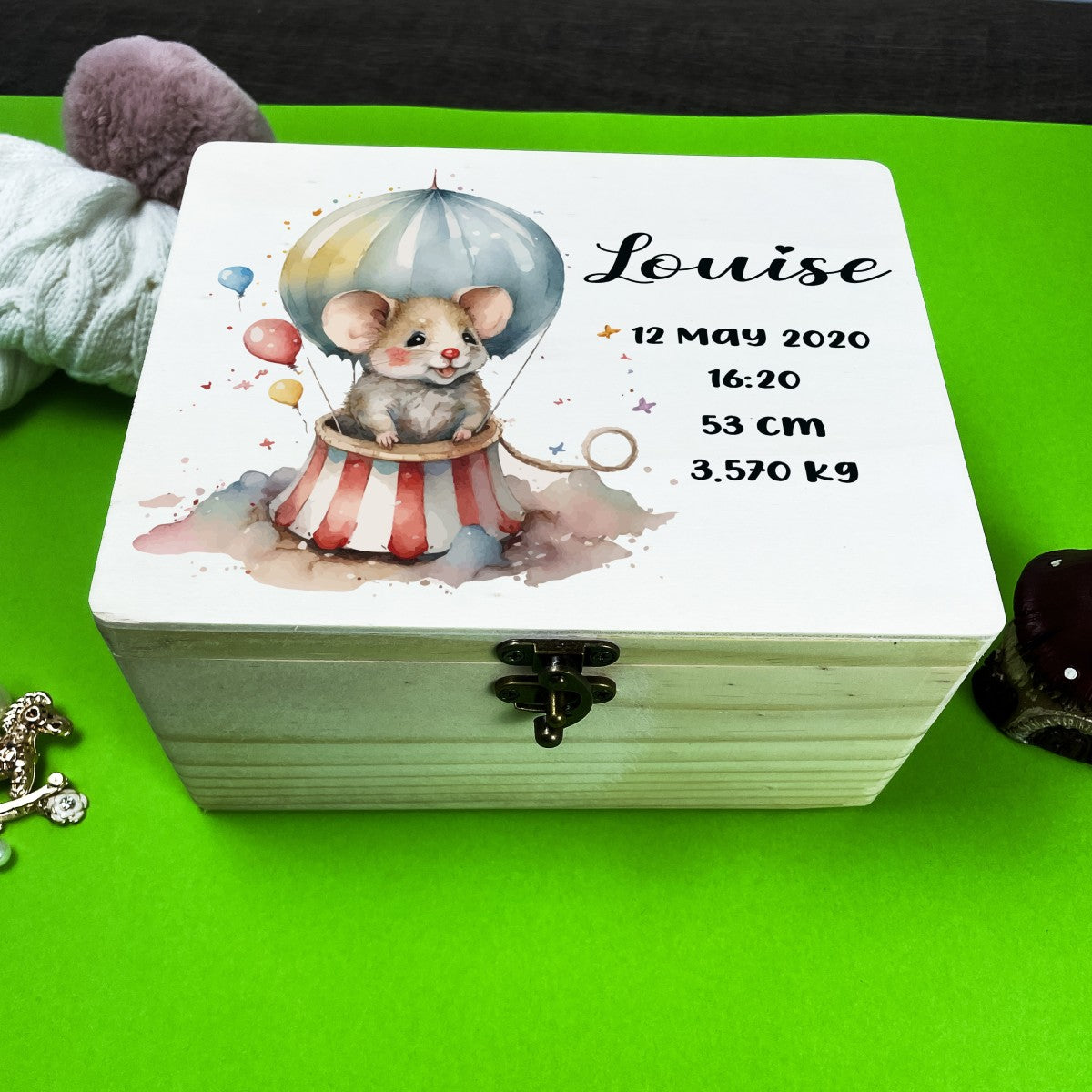 Keepsake Box - Mouse - Design 09