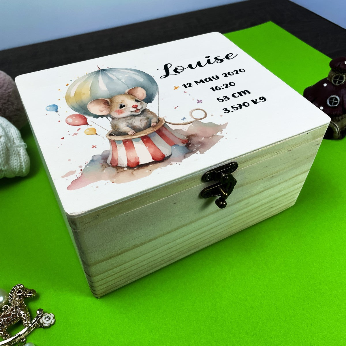 Keepsake Box - Mouse - Design 09