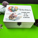 Keepsake Box - Hippo - Design 11