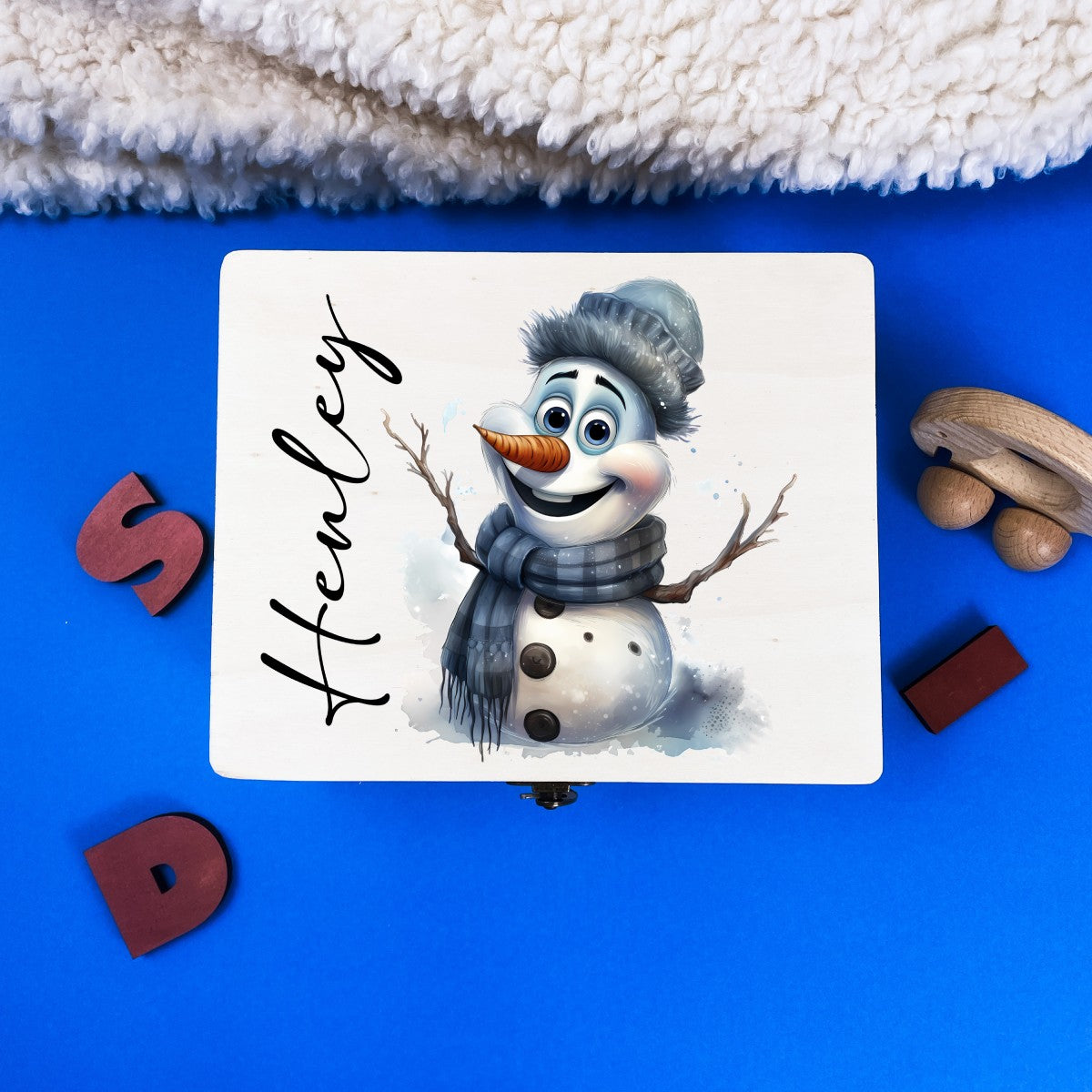 Keepsake Box - Snowman - Design 14