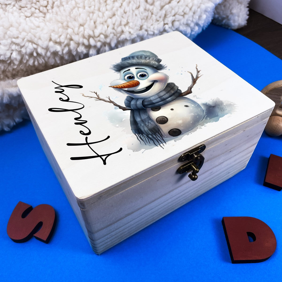 Keepsake Box - Snowman - Design 14