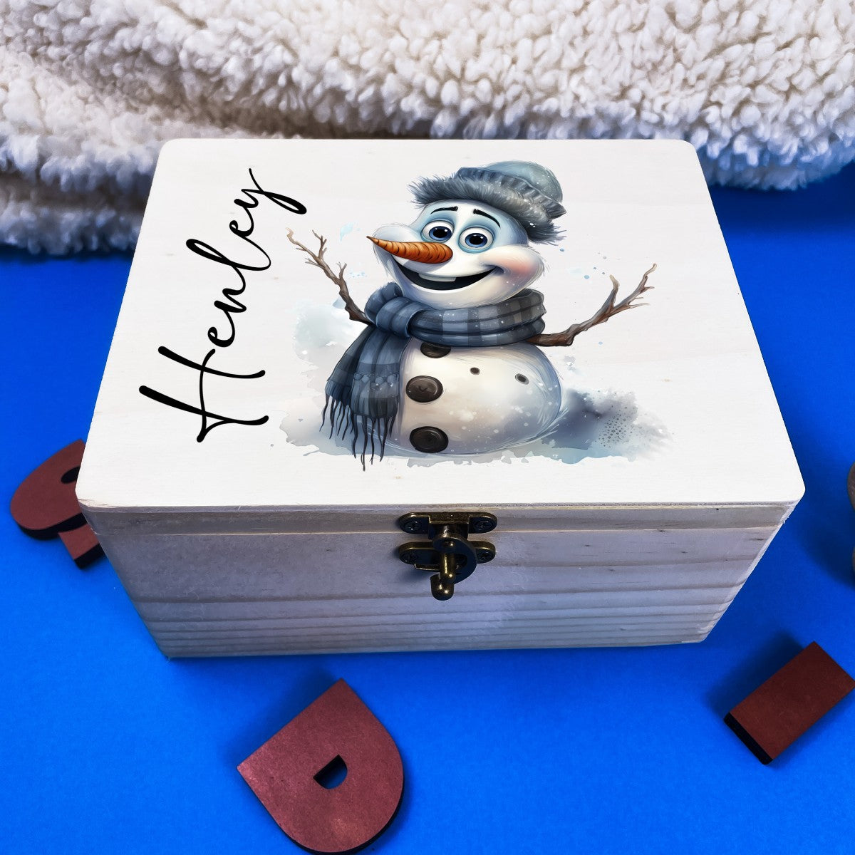 Keepsake Box - Snowman - Design 14