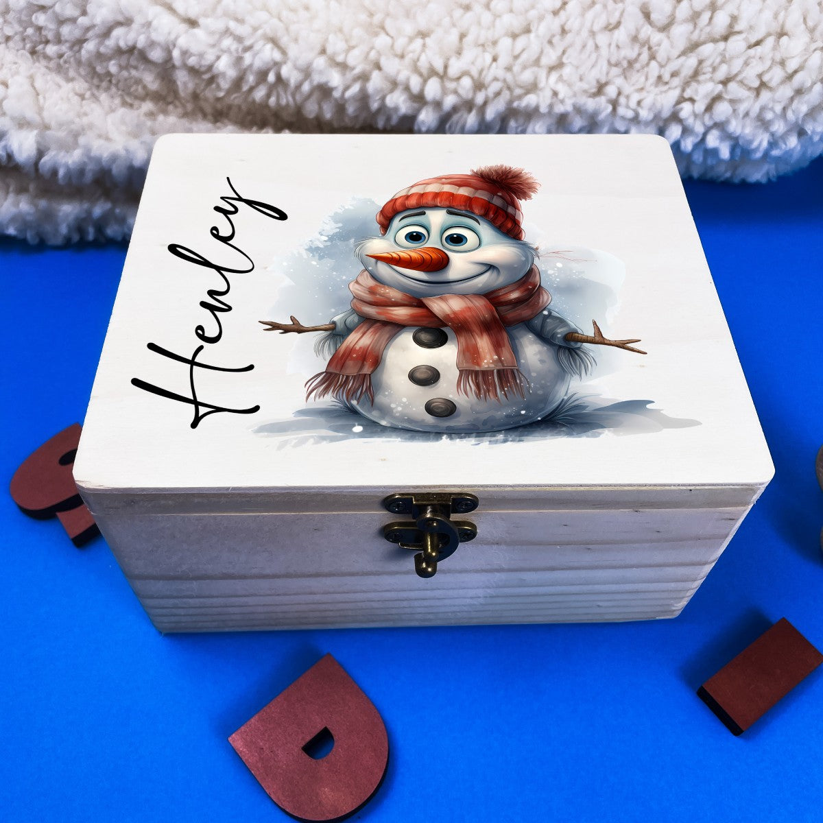 Keepsake Box - Snowman - Design 15