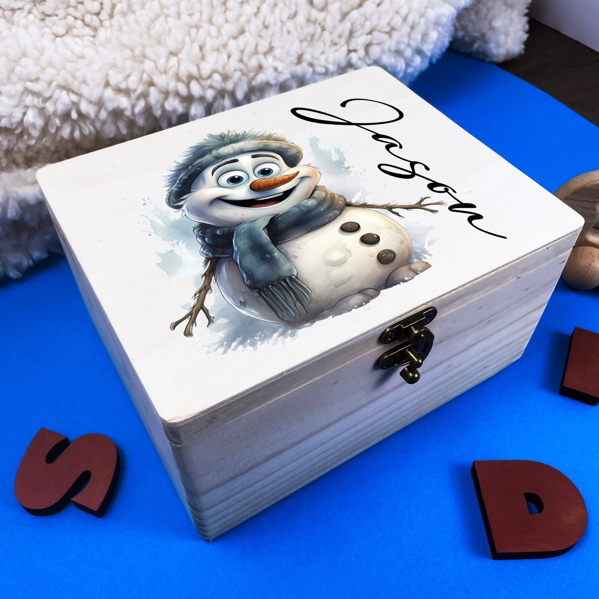 Keepsake Box - Snowman - Design 16