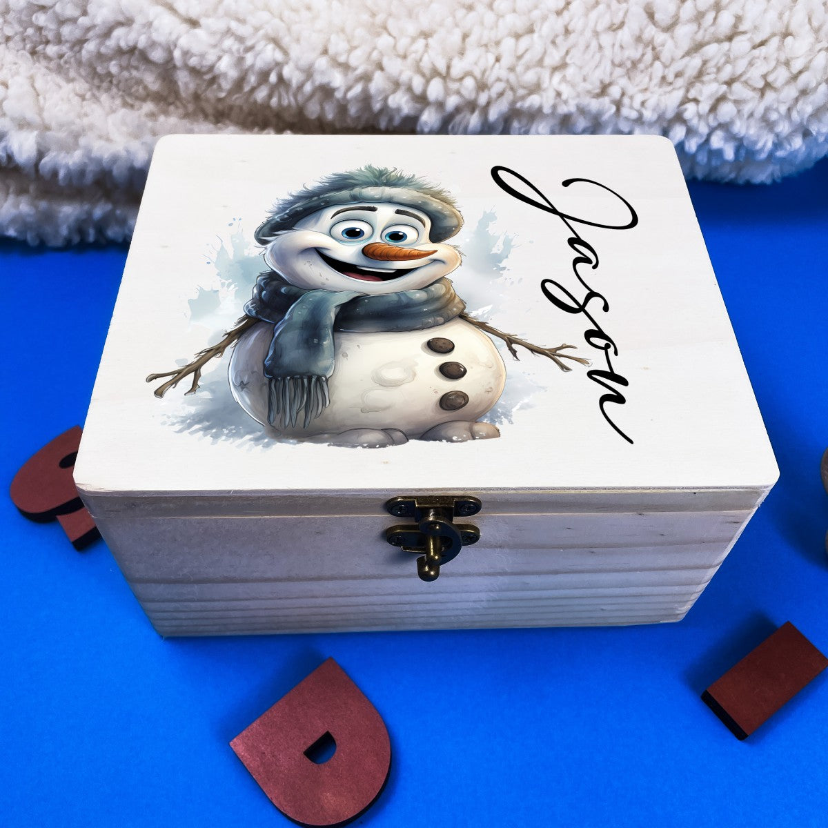 Keepsake Box - Snowman - Design 16